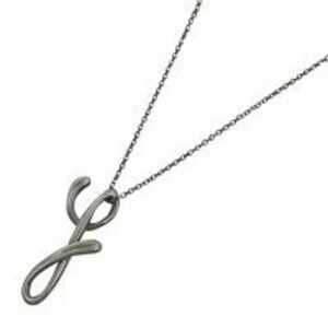 Tiffany Co Letter Y Necklace Alphabet Sterling Silver